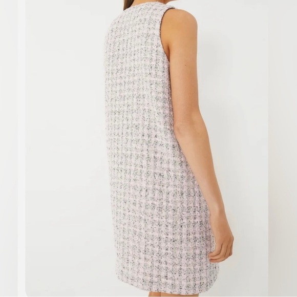 Pomander Place Tweed Bianca Sleeveless Shift Dress-Peony Pink-Women’s XL-NEW-NWT - Picture 2 of 10